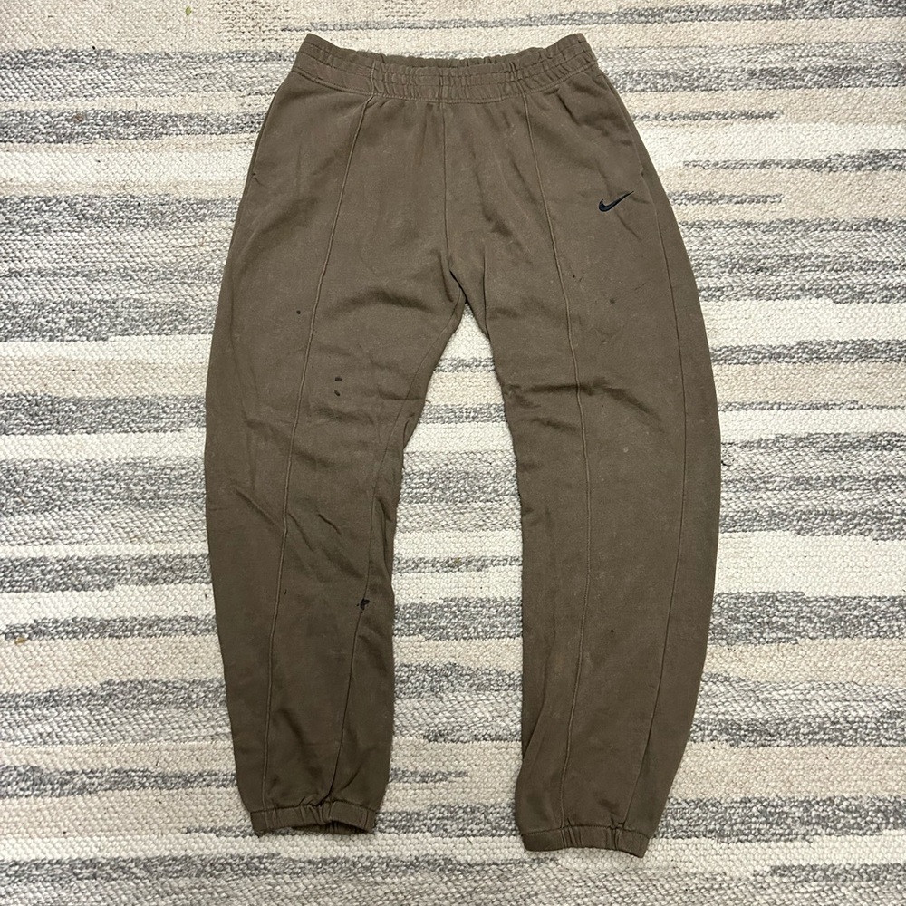 Nike Sweatpants y2k vintage brown striped men’s medium